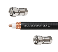 Кабельная сборка VEGATEL SuperFlex-1/2 (ГОСТ) (4.3-10-male - 4.3-10-male) 2м