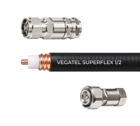 Кабельная сборка VEGATEL SuperFlex-1/2 (ГОСТ) (N-male - 4.3-10-male) 2м